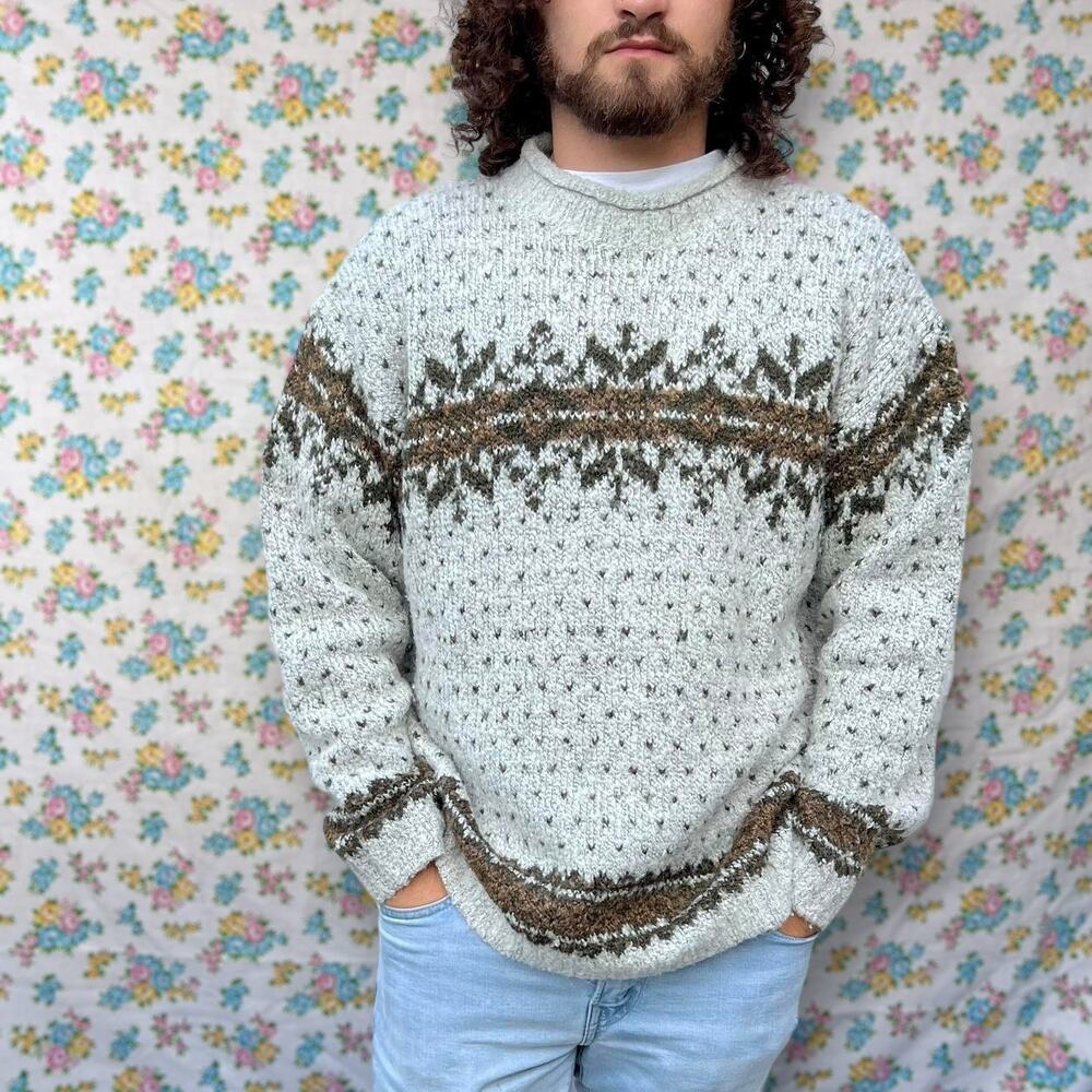 structure y2k sweater boy band style XL